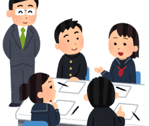 学校の先生と生徒